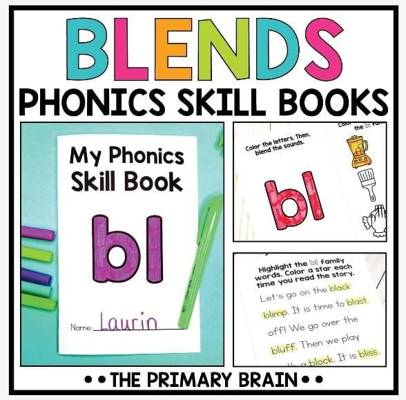 BLENDS PHONICS SKILL BOOKS