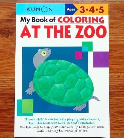 My Book Of Coloring At The Zoo