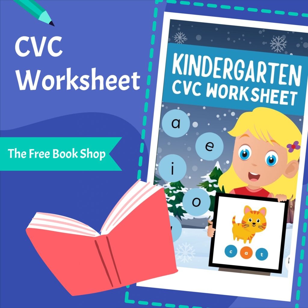 CVC Kindergarten Worksheet